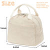 Picture of Bluboon Lunch Bag for Women Men Cute Corduroy Lunch Tote Bags Reusable Insulated Lunch Box Large Capacity Reusable Insulated Cooler for Work Picnic or Travel