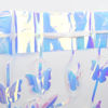 Picture of BRAVESHINE Iridescent Hanging Butterfly Fringe Backdrop - 2 Pack 3.2x6.6ft Holographic Foil Curtain Party Streamers Backdrop for Butterfly Birthdays Decorations, Bridal Shower, Baby, Bachelorette