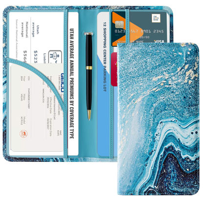 Picture of CoBak Car Registration and Insurance Holder - Vehicle Glove Box Car Organizer,Auto Truck Comparment Accessories Case with Magnetic Closure for Driver License,Cards