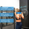 Picture of NEALFIT Barbell Pad Squat Pad for Squats-Squat Bar Pad-Great for Weightlifting,Lunges and Hip Thrusts-Foam Sponge Pad-Fit Standard and Olympic Bars Perfectly