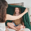Picture of NEWCOSPLAY Super Soft King Blanket Forest Green Premium Silky Flannel Fleece Leaves Pattern Lightweight Bed Blanket All Season Use (Forest Green, King(90"x110"))