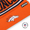 Picture of FOCO Denver Broncos NFL Logo Stripe Pom Beanie Hat, Team Color