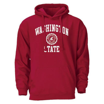 Picture of Barnesmith Washington State University WSU Cougs Hooded Sweatshirt, Heritage, Crimson, Small