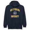 Picture of Barnesmith West Virginia University WVU Mountaineer Hooded Sweatshirt, Heritage, Navy, Small