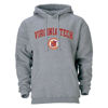 Picture of Barnesmith Virginia Polytechnic Institute and State University VT Turkey Hooded Sweatshirt, Heritage, Charcoal Grey, Small
