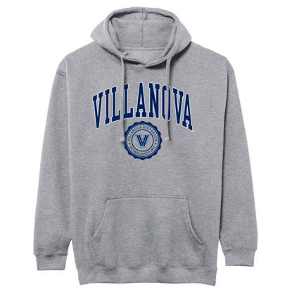 Picture of Barnesmith Villanova University Wildcats Hooded Sweatshirt, Heritage, Charcoal Grey, Small
