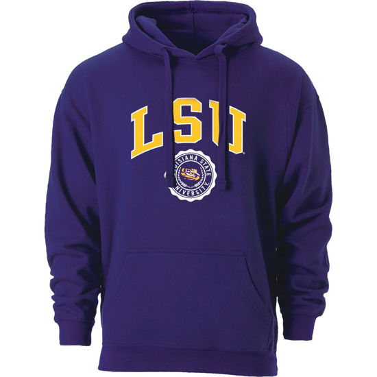 Picture of Barnesmith Louisiana State University LSU Tigers Hooded Sweatshirt, Heritage, Purple, Small