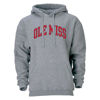 Picture of Barnesmith University of Mississippi Ole Miss Rebels Hooded Sweatshirt, Heritage, Charcoal Grey, Small