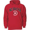 Picture of Barnesmith University of Nebraska UNL Cornhuskers Hooded Sweatshirt, Heritage, Red, X-Large