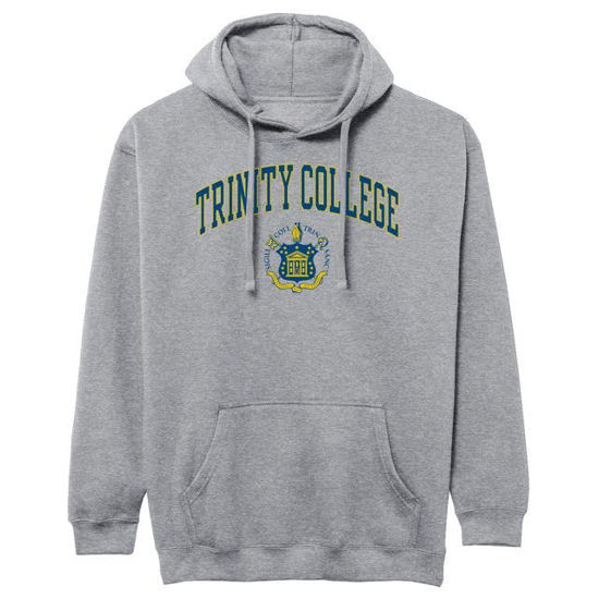 Picture of Barnesmith Trinity College Bantams Hooded Sweatshirt, Heritage, Charcoal Grey, Large