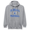 Picture of Barnesmith Franklin & Marshall College F&M Diplomats Hooded Sweatshirt, Heritage, Charcoal Grey, Large
