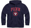 Picture of Barnesmith University of Pennsylvania Quakers Hooded Sweatshirt, Heritage, UPenn - Navy, X-Large