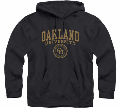 Picture of Barnesmith Oakland University Golden Grizzlies Hooded Sweatshirt, Heritage, Black, Small