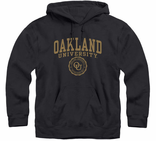 Picture of Barnesmith Oakland University Golden Grizzlies Hooded Sweatshirt, Heritage, Black, Small