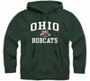Picture of Barnesmith Ohio University Bobcats Hooded Sweatshirt, Heritage, Hunter Green, X-Large
