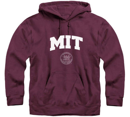 Picture of Barnesmith MIT Hooded Sweatshirt, Heritage, Maroon, Medium