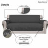 Picture of Easy-Going Chair Sofa Slipcover Reversible Sofa Cover Water Resistant Couch Cover Furniture Protector Cover with Elastic Straps for Pets Kids Children Dog Cat (Chair, Darkgray/Beige)