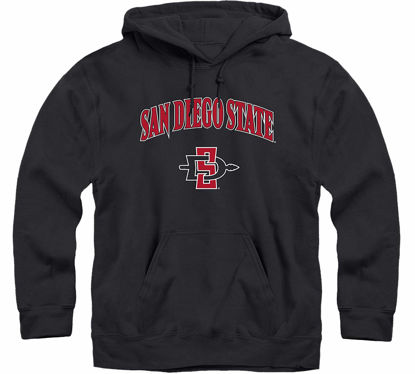 Picture of Barnesmith San Diego State University Aztecs Hooded Sweatshirt, Heritage, Black, Medium
