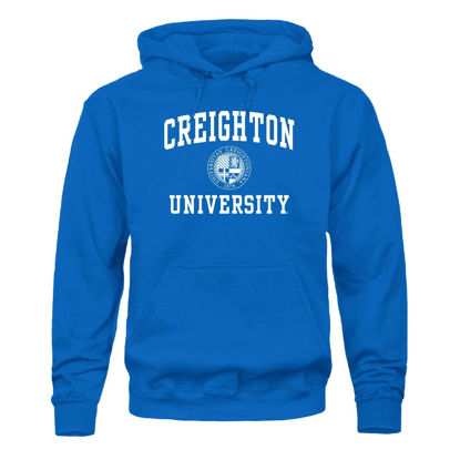 Picture of Barnesmith Creighton University Bluejays Hooded Sweatshirt, Heritage, Royal Blue, Small
