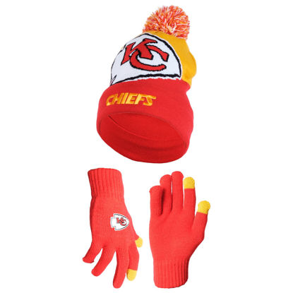 Picture of Ultra Game Standard END Zone HAT Gloves Set, Team Color 2, One Size