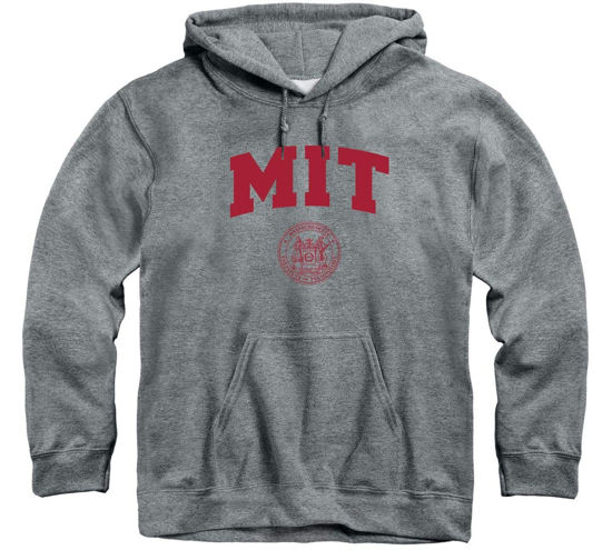 Picture of Barnesmith MIT Engineers Hooded Sweatshirt, Heritage, Charcoal Grey, Small