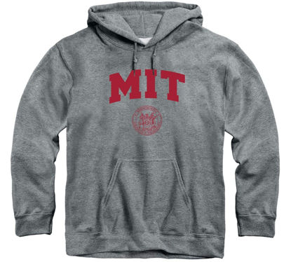 Picture of Barnesmith MIT Engineers Hooded Sweatshirt, Heritage, Charcoal Grey, Large