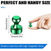 Picture of LOVIMAG Refrigerator Magnets, 20 Pack Fridge Magnets Green Strong Magnets for Whiteboard, Small Neodymium Magnets for Fridge, Ideal for Lockers, Kitchen, Office, Map,Home Decorative