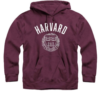 Picture of Barnesmith Harvard University Hooded Sweatshirt, Heritage, Crimson, X-Large
