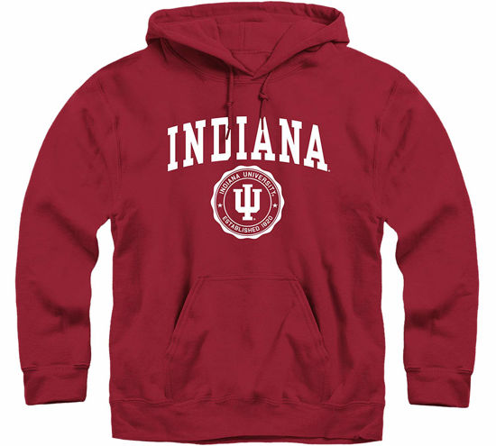 Picture of Barnesmith Indiana University Hoosiers Hooded Sweatshirt, Heritage, Cardinal, Medium
