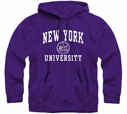 Picture of Barnesmith NYU Violets Hooded Sweatshirt, Heritage, Violet, X-Large