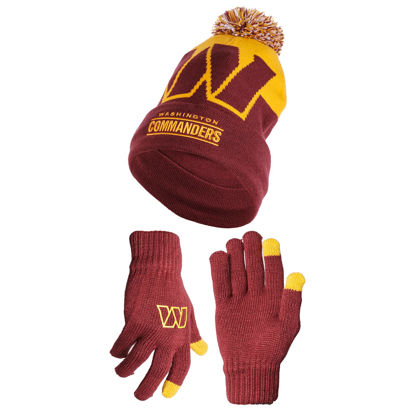 Picture of Ultra Game Standard END Zone HAT Gloves Set, Team Color 2, One Size