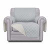 Picture of Easy-Going Chair Sofa Slipcover Reversible Sofa Cover Water Resistant Couch Cover Furniture Protector Cover with Elastic Straps for Pets Kids Children Dog Cat (Chair, Light Gray/Ivory)