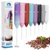 Picture of Powerful Milk Frother Handheld Foam Maker, Mini Whisk Drink Mixer for Coffee, Cappuccino, Latte, Matcha, Hot Chocolate, No Stand, North Light