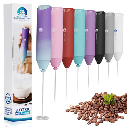 Picture of Powerful Milk Frother Handheld Foam Maker, Mini Whisk Drink Mixer for Coffee, Cappuccino, Latte, Matcha, Hot Chocolate, No Stand, North Light
