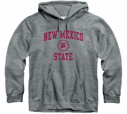 Picture of Barnesmith New Mexico State University Aggies Hooded Sweatshirt, Heritage, Charcoal Grey, Medium