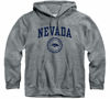 Picture of Barnesmith University of Nevada at Reno Wolfpack Hooded Sweatshirt, Heritage, Charcoal Grey, Medium