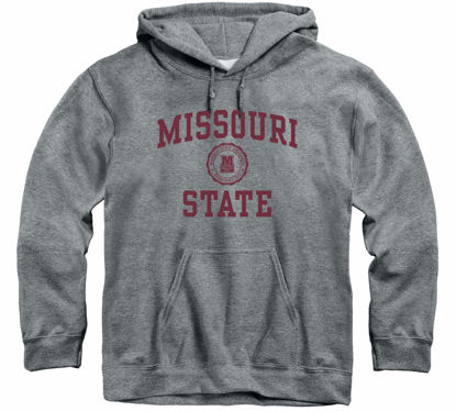 Picture of Barnesmith Missouri State University Bears Hooded Sweatshirt, Heritage, Charcoal Grey, X-Large