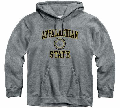 Picture of Barnesmith Appalachian State ASU Mountaineers Hooded Sweatshirt, Heritage, Charcoal Grey, Medium