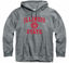 Picture of Barnesmith Illinois State University Redbirds Hooded Sweatshirt, Heritage, Charcoal Grey, Medium