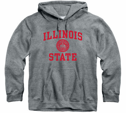 Picture of Barnesmith Illinois State University Redbirds Hooded Sweatshirt, Heritage, Charcoal Grey, X-Large