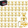Picture of LOVIMAG 40 PCS Fridge Magnets, Gold Refrigerator Magnets Small Metal Push Pin Magnets, Strong Neodymium Magnets for Whiteboard Ideal for Adults, Kitchen Magnets, Office Magnets, School Magnets