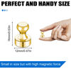 Picture of LOVIMAG 40 PCS Fridge Magnets, Gold Refrigerator Magnets Small Metal Push Pin Magnets, Strong Neodymium Magnets for Whiteboard Ideal for Adults, Kitchen Magnets, Office Magnets, School Magnets