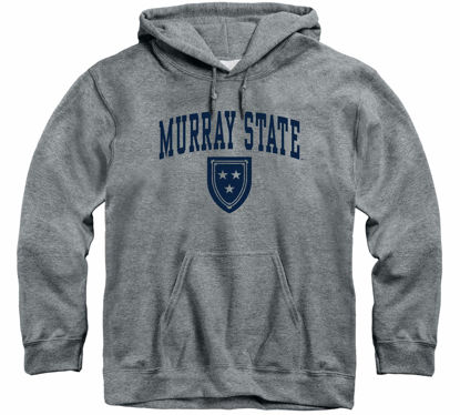 Picture of Barnesmith Murray State University Racers Hooded Sweatshirt, Heritage, Charcoal Grey, X-Large