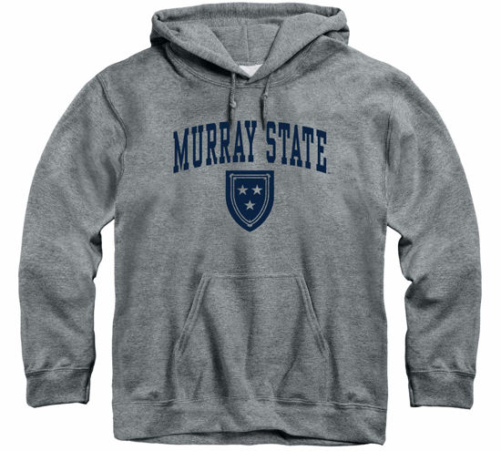 Picture of Barnesmith Murray State University Racers Hooded Sweatshirt, Heritage, Charcoal Grey, XX-Large