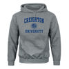 Picture of Barnesmith Creighton University Bluejays Hooded Sweatshirt, Heritage, Charcoal Grey, Small