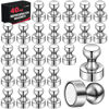 Picture of LOVIMAG Magnets for Whiteboard, 40pcs Strong Refrigerator Magnets, Neodymium Fridge Magnet,Small Push Pin Magnets for Whiteboard, Fridge, Office, Classroom and Map Magnets