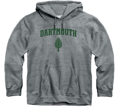 Picture of Barnesmith Dartmouth College Big Green Hooded Sweatshirt, Heritage, Charcoal Grey, XX-Large