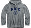 Picture of Barnesmith Rice University Owls Hooded Sweatshirt, Heritage, Charcoal Grey, X-Large