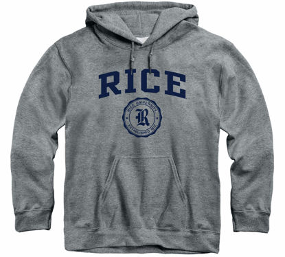 Picture of Barnesmith Rice University Owls Hooded Sweatshirt, Heritage, Charcoal Grey, Small