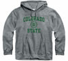 Picture of Barnesmith Colorado State University Rams Hooded Sweatshirt, Heritage, Charcoal Grey, X-Large